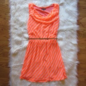 Express Neon Stripe Dress